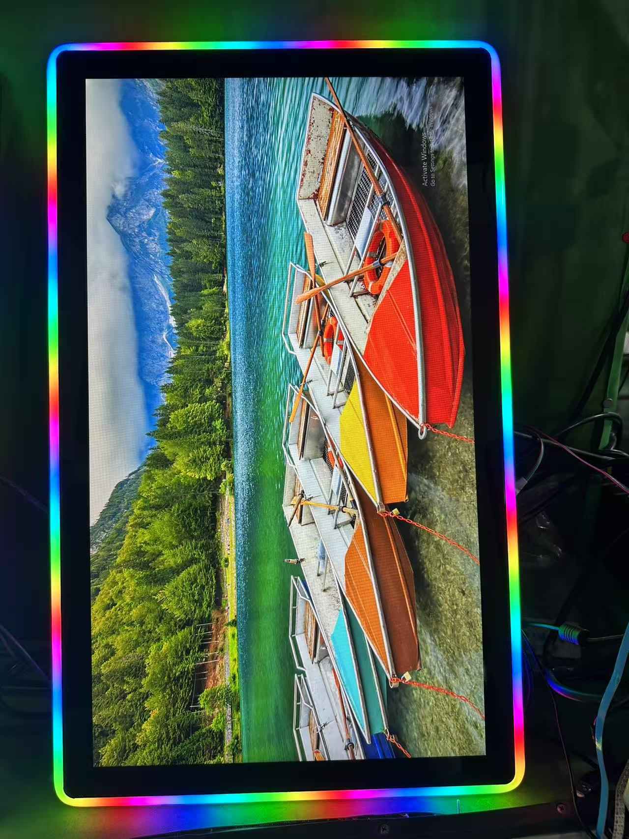 Màn hình trò chơi màn hình cảm ứng điện dung 27 inch với đèn LED RGB