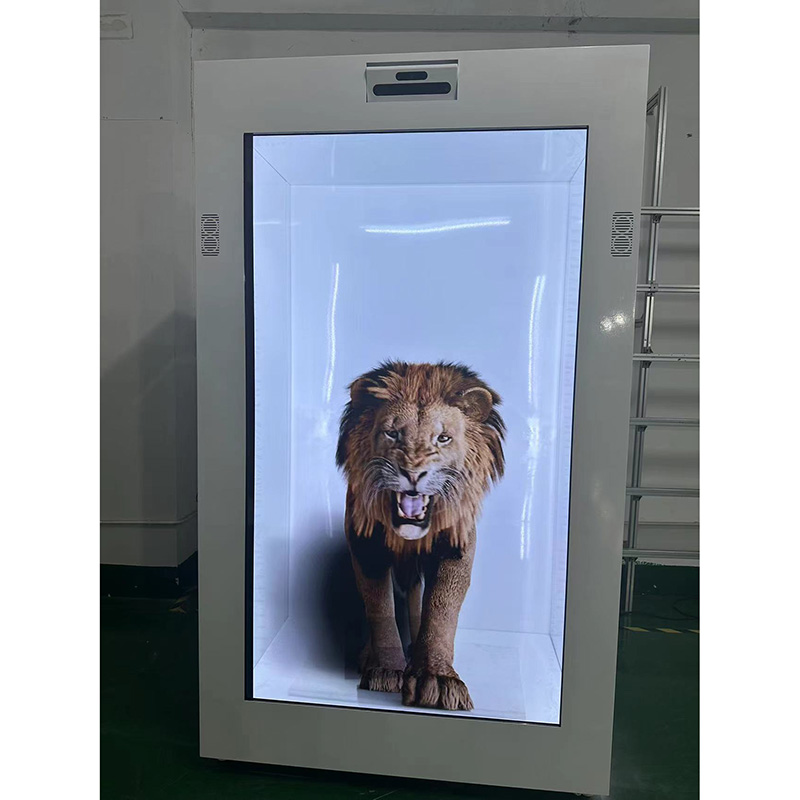 Tủ trưng bày màn hình LCD tương tác trong nhà trong suốt Holobox